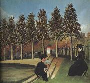 Henri Rousseau The Artist Painting His Wife china oil painting reproduction